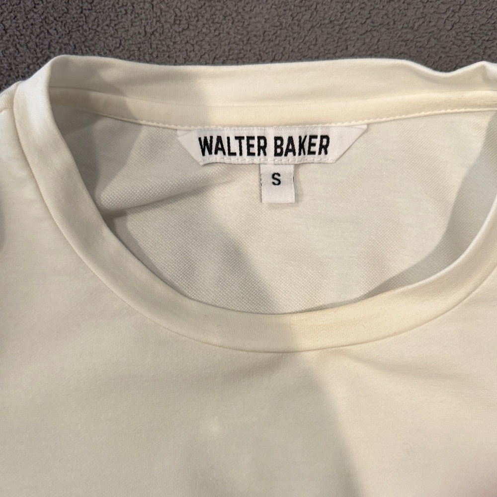Woman's Walter Baker Puff Sleeve Skippy Top in Buttercup. Size S - Picture 2 of 8